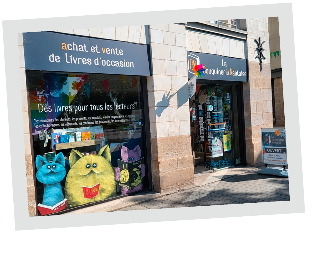 Photo de la façade Bouquinerie Nantaise